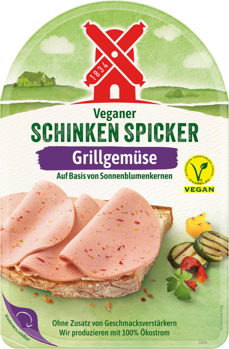 Rügenwalder Mühle veganer Schinken Spicker