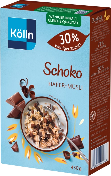 Kölln Müsli, Cerealien oder Haferkissen