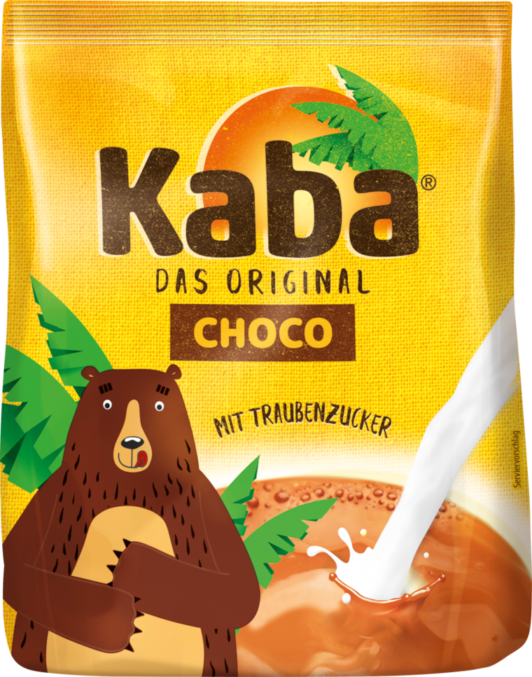 Kaba kakaohaltiges Getränkepulver