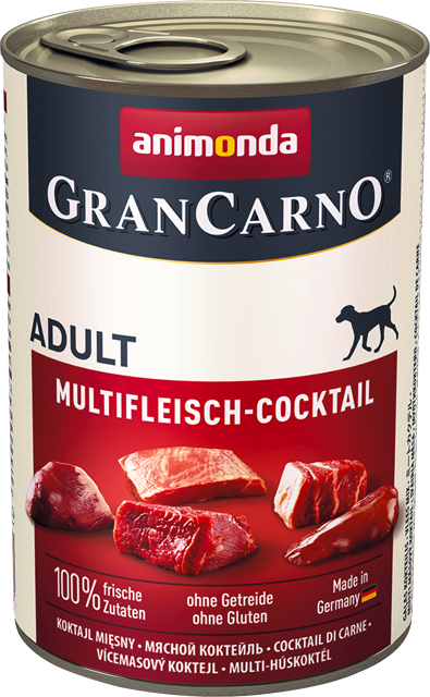 Animonda Hundenahrung Gran Carno Adult Multifleisch-Cocktail oder Rind Pur