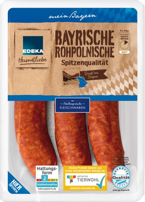 EDEKA Heimatliebe Bayrische Rohpolnische*