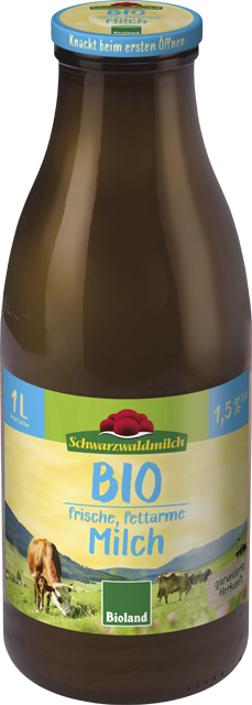 Schwarzwaldmilch Bio frische Vollmilch