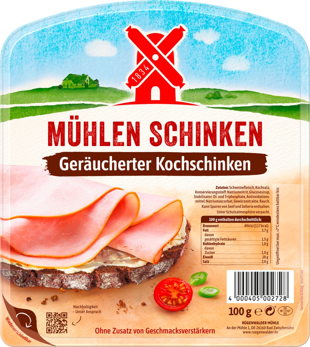 Rügenwalder Mühle Mühlen Schinken