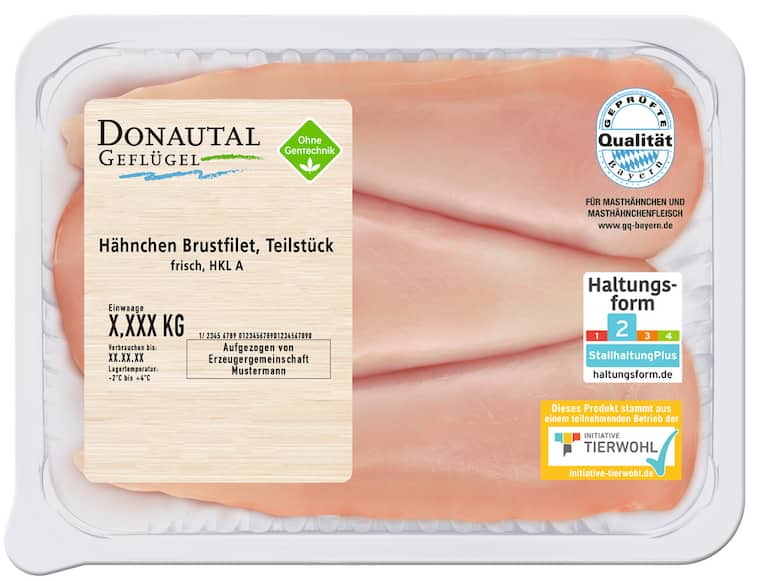 Donautal Hähnchen-Brustfilet-Teilstück*