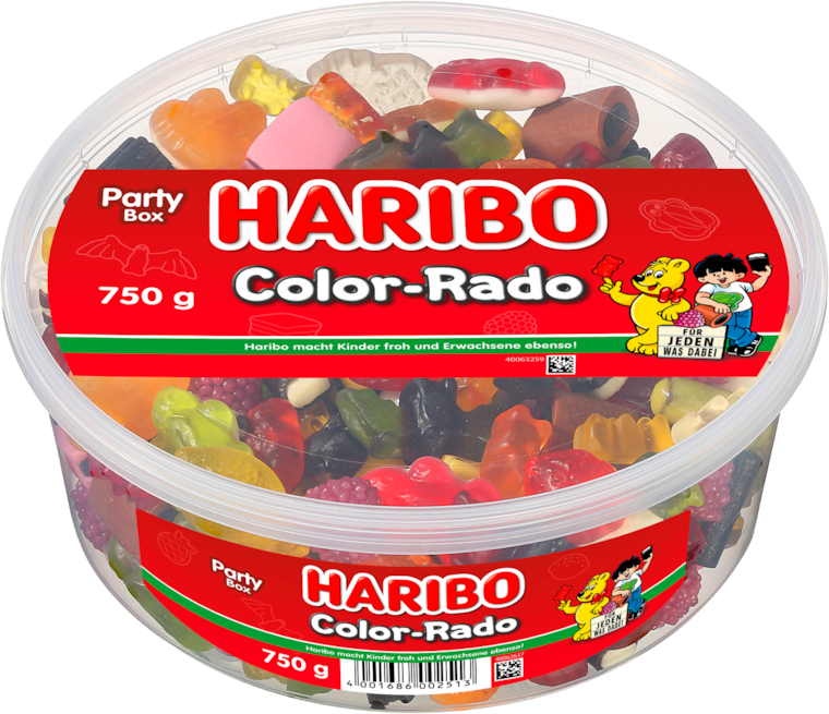 Haribo Fruchtgummi oder Lakritz