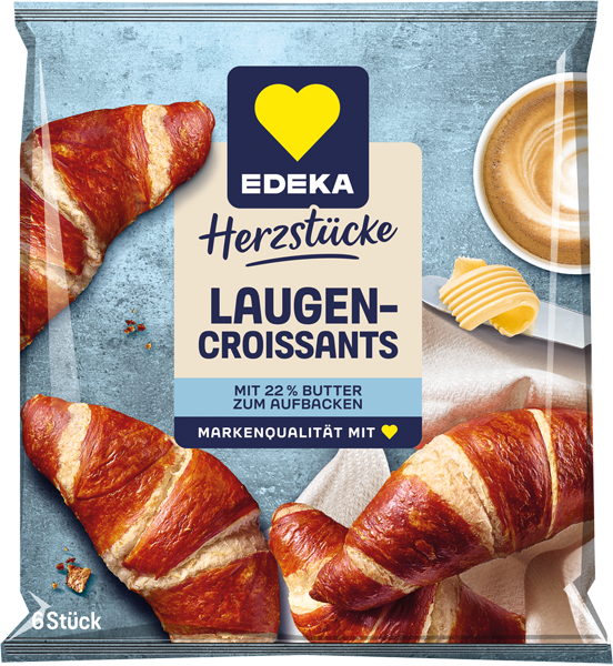 EDEKA Herzstücke Laugencroissants