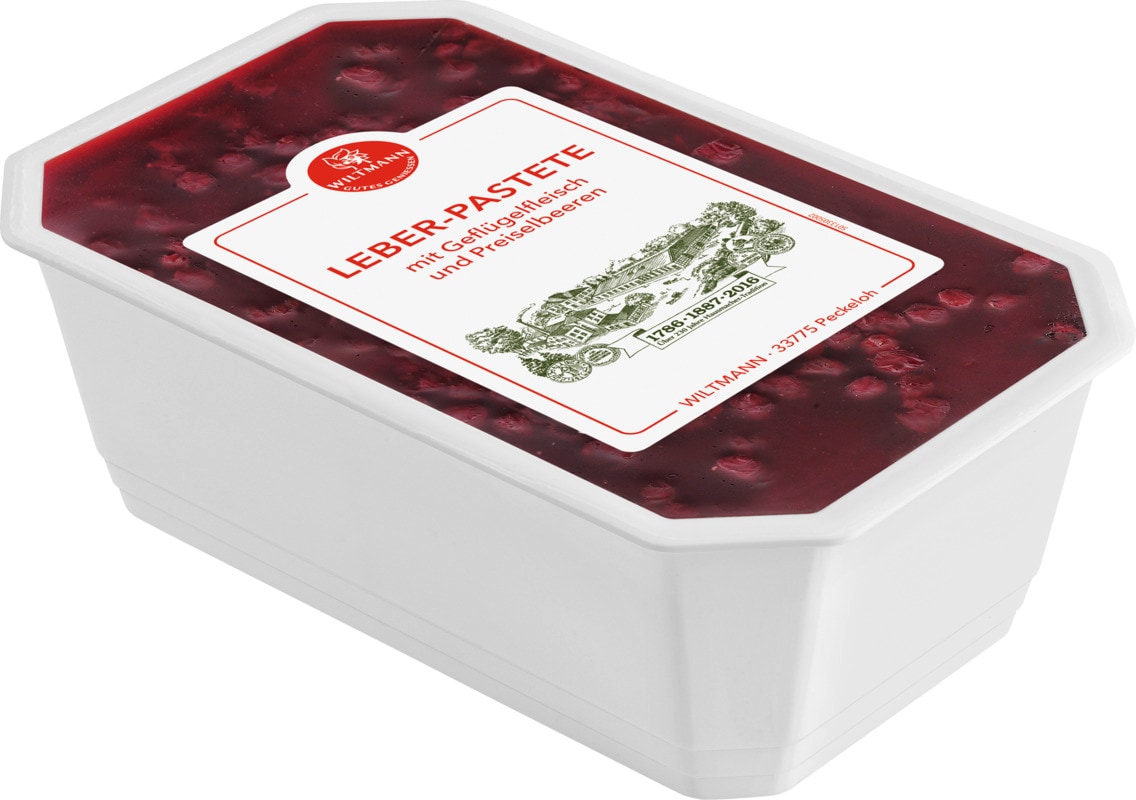 Wiltmann Pfeffer- oder Geflügelpreiselbeerpastete