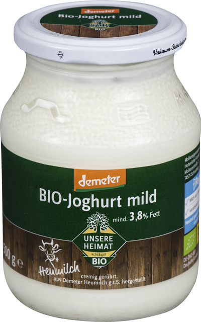 Demeter Unsere Heimat – echt & gut Bio-Joghurt mild