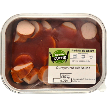 Edeka Küche - Currywurst mit Sauce