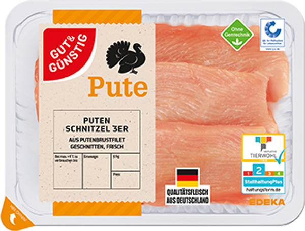 GUT&GÜNSTIG Putenschnitzel