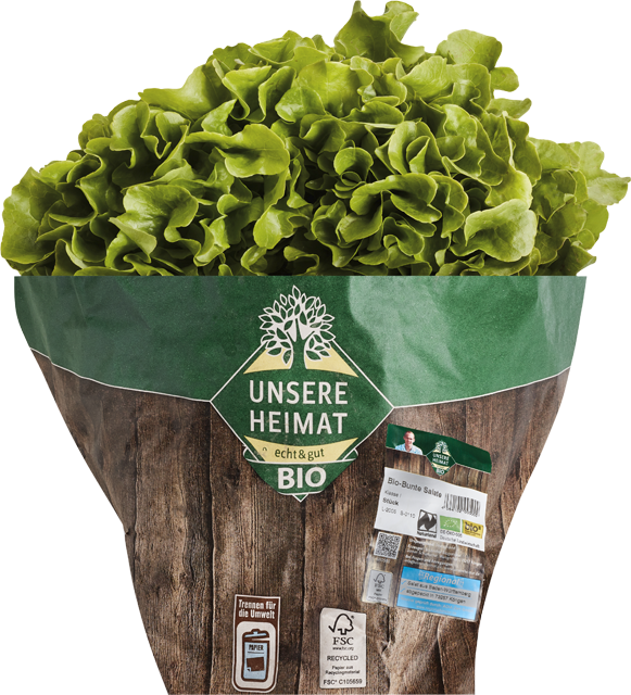 Unsere Heimat – echt & gut Bio Bunte Salate