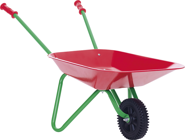 Kinderschubkarre aus Metall