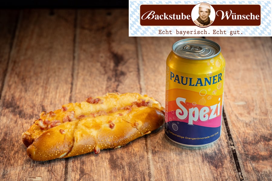 Schinken Käsesstange + Paulaner Spezi 0,33L