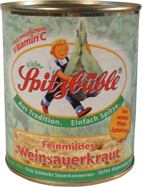 Filder Spitzbüble feinmildes Weinsauerkraut