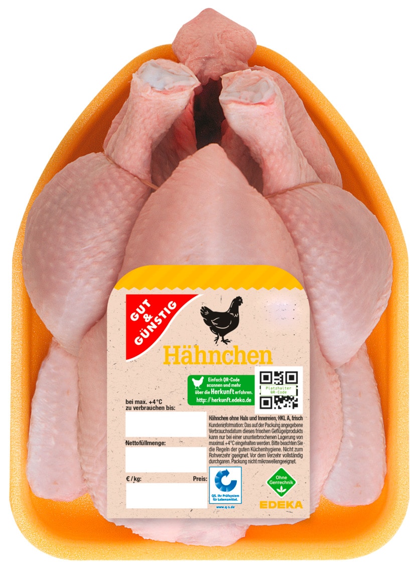 Gut & Günstig Hähnchen ganz