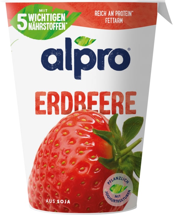 alpro Joghurtalternative, auch Skyr oder Drink