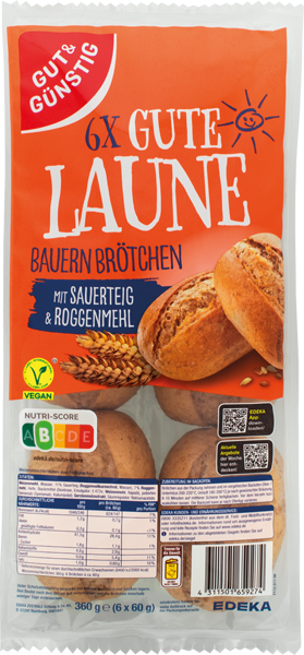 GUT&GÜNSTIG Gute-Laune-Brötchen