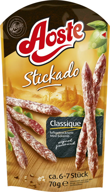 Aoste Stickado Classique oder Pikant