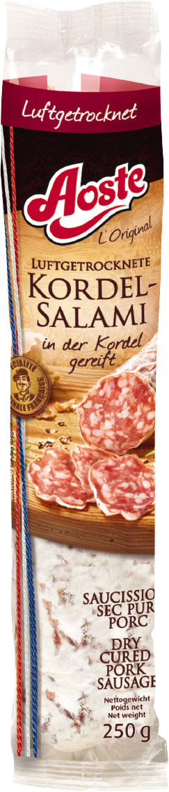 Aoste Mini-Kordelsalami oder franz. Ringsalami