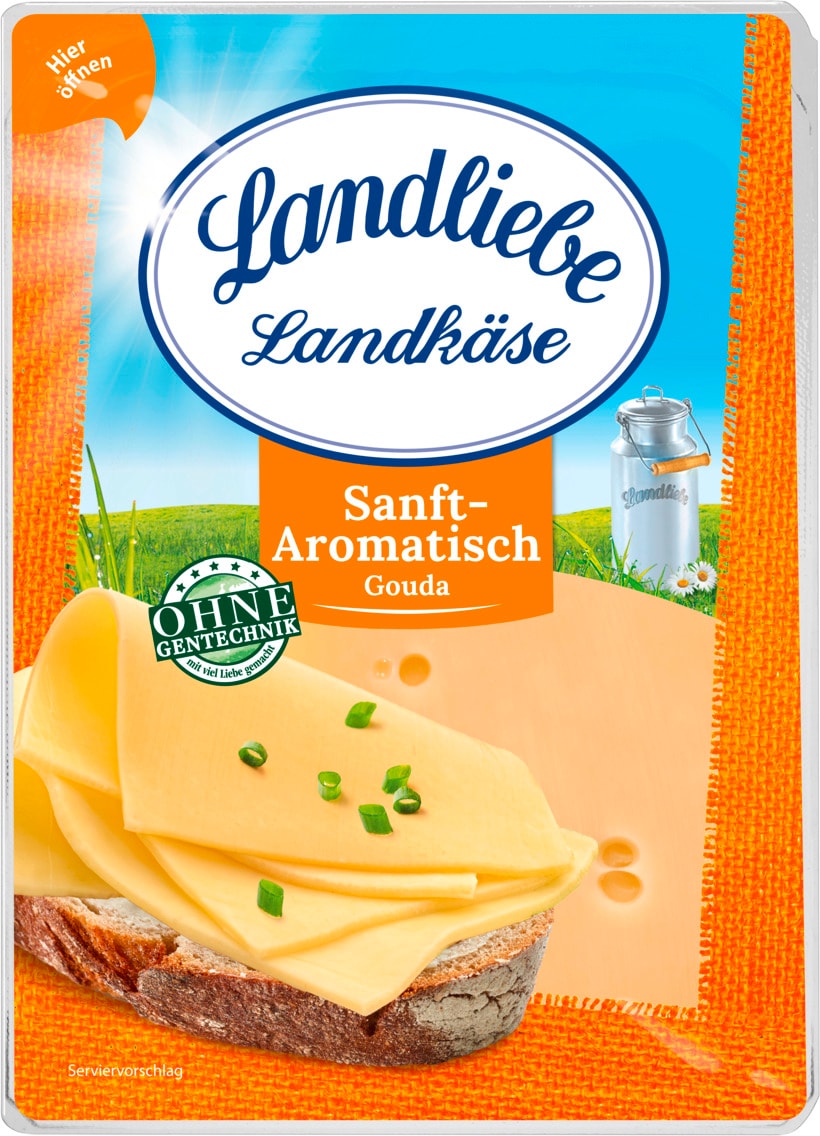 Landliebe Landkäse Scheiben