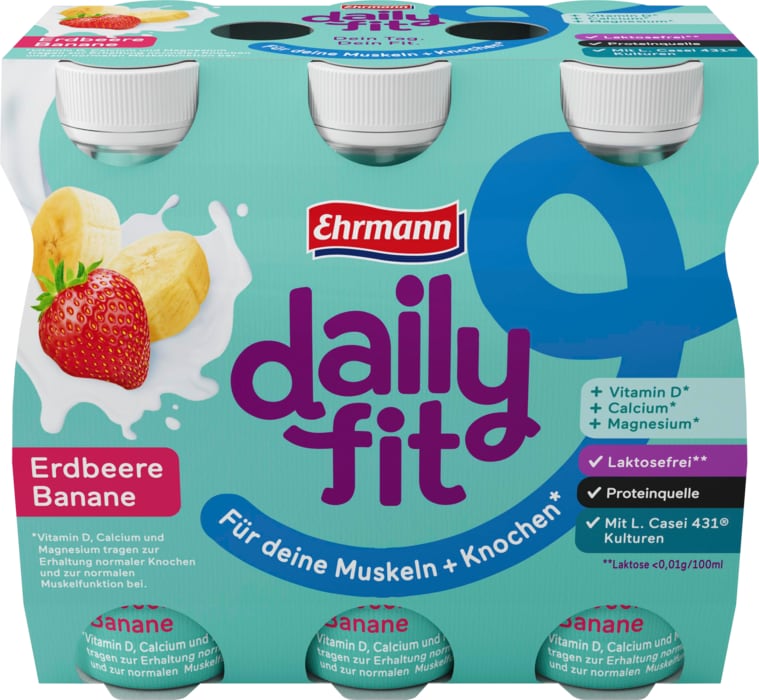 Ehrmann daily fit Joghurt- oder Kefirdrink