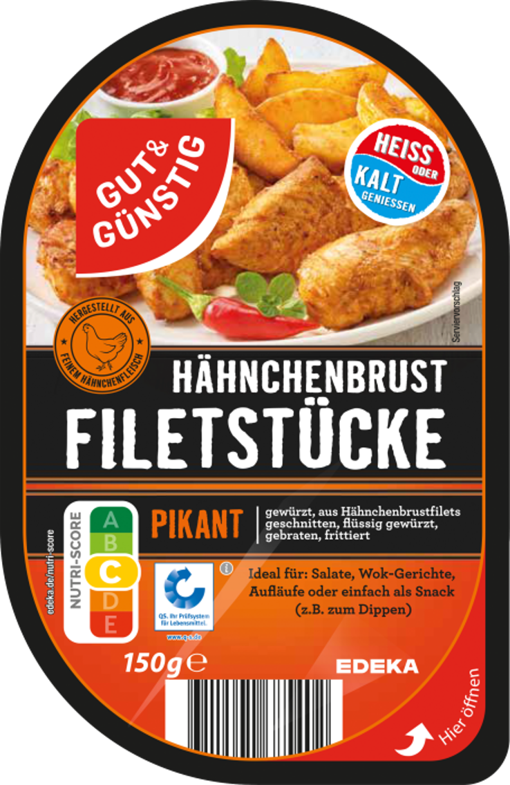 GUT&GÜNSTIG Hähnchenbrust Filetstücke