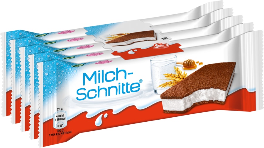 kinder Maxi King, Pingui oder Milch-Schnitte