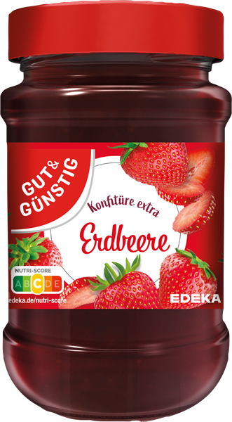 GUT&GÜNSTIG Konfitüre Extra Erdbeere oder Pflaumenmus