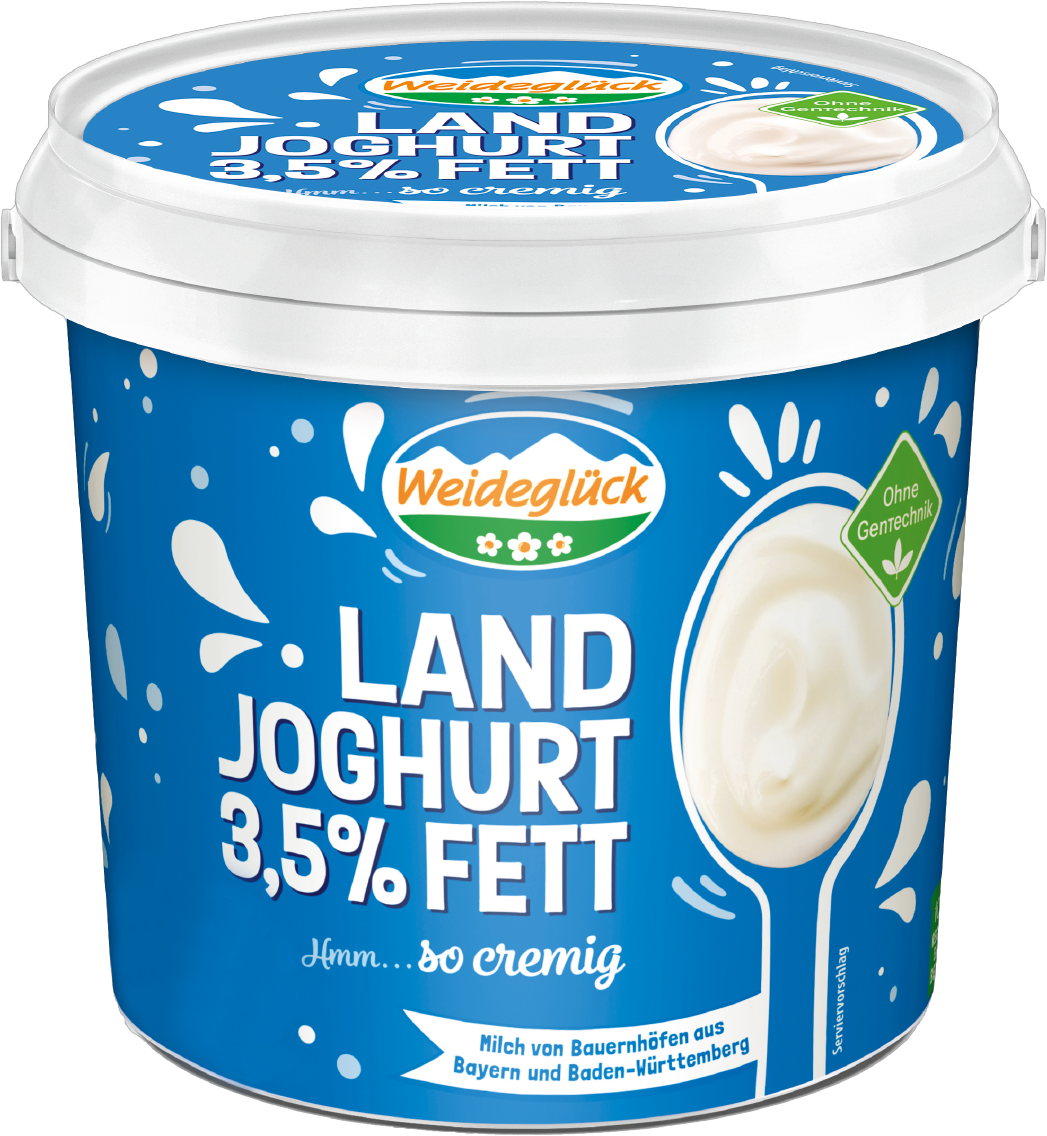 Weideglück Landjoghurt, Milchreis oder Grieß-Dessert
