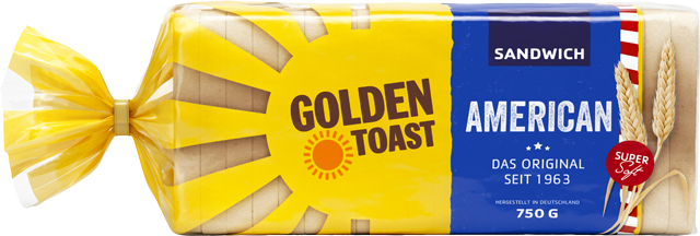 Golden Toast Sandwich American oder Körner Harmonie 