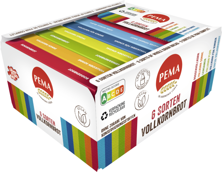 Pema 6 Sorten Vollkornbrot