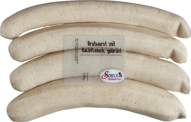 Bratwurst mit Kalbfleischanteil