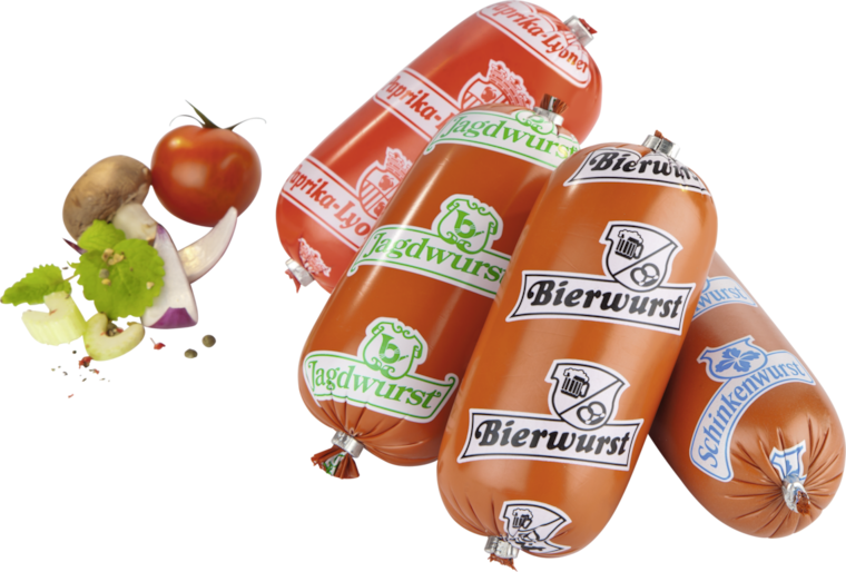 Bier-, Paprika-, Schinken- oder Jagdwurst