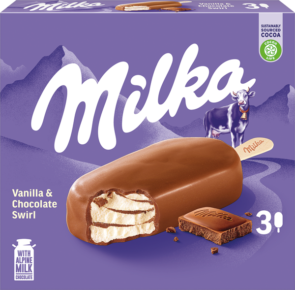 Schöller Nuii-, Milka-, Oreo-, Toblerone- oder Daim-Eis