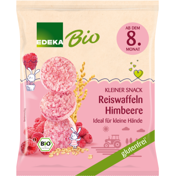 EDEKA Bio - Reiswaffeln Himbeer