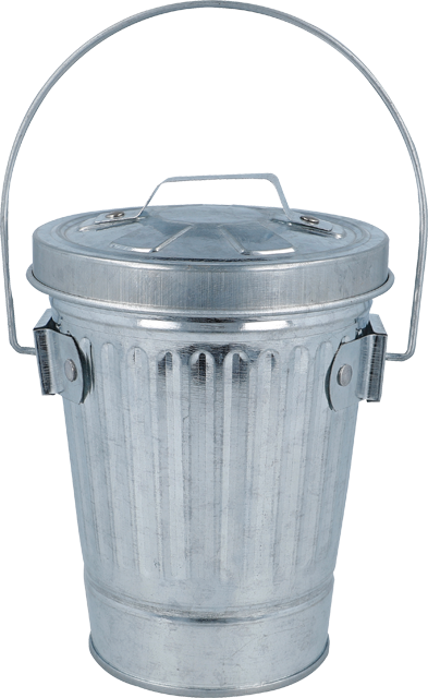 Aschenbecher Mülltonne