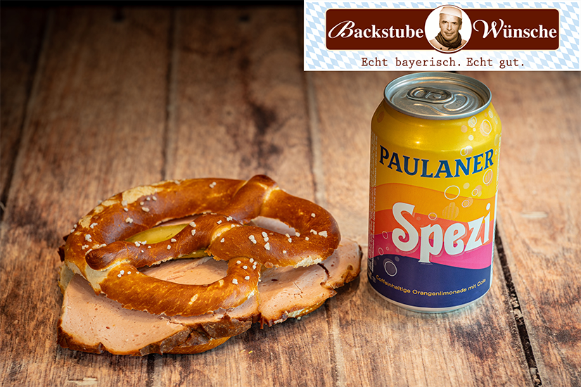 Leberkäsbreze + Paulaner Spezi 0,33l