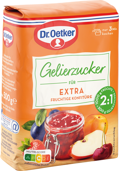 Dr. Oetker Extra Gelierzucker 2:1 oder 3:1