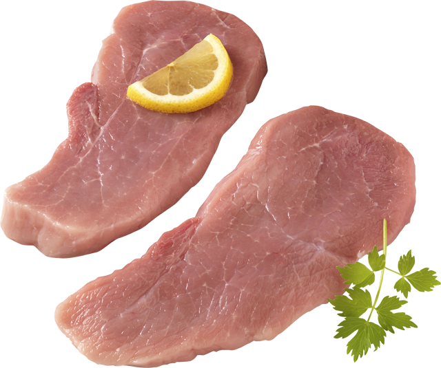 Schweine-Schnitzel oder -Keulenbraten
