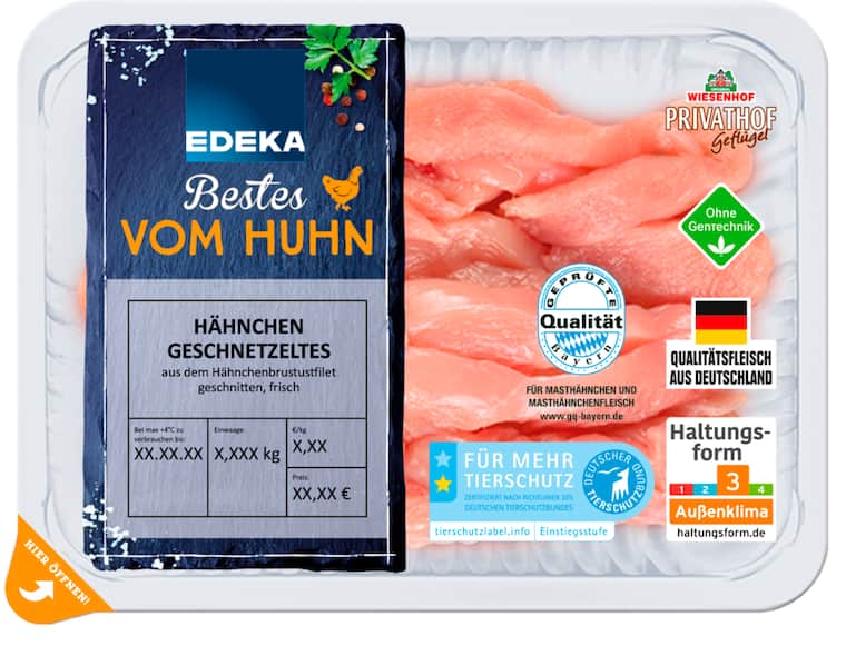 EDEKA Bestes vom Huhn Hähnchen-Filet-Geschnetzeltes*