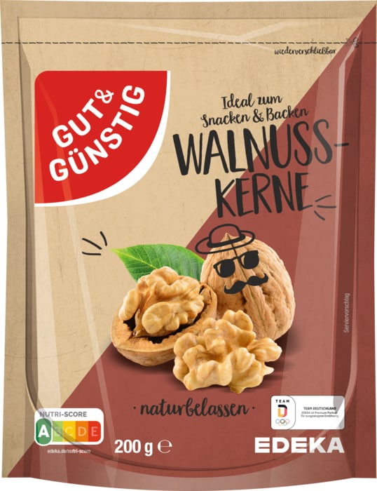 Gut&Günstig Walnuss-Kerne