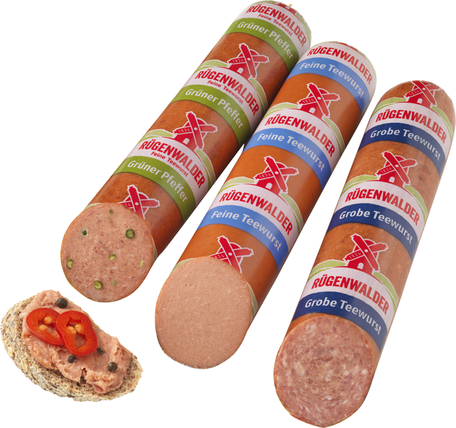 Ab Donnerstag erhältlich: Rügenwalder Teewurst fein, grob