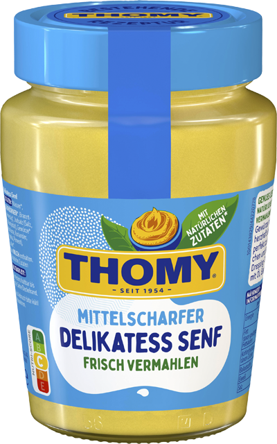 Thomy Delikatess Senf mittelscharf 