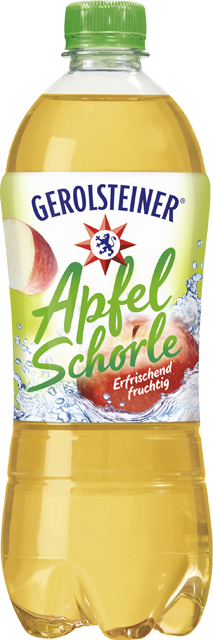 Gerolsteiner Apfelschorle oder Limonade
