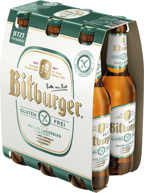 Bitburger Helles Lagerbier Glutenfrei 