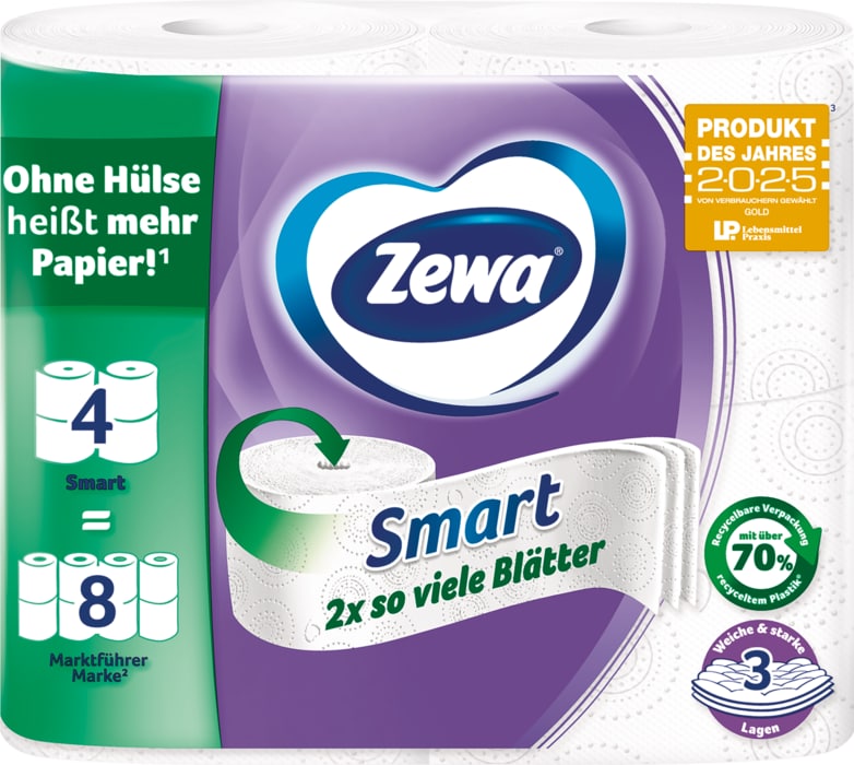 Zewa Smart oder Ultra Smart Toilettenpapier