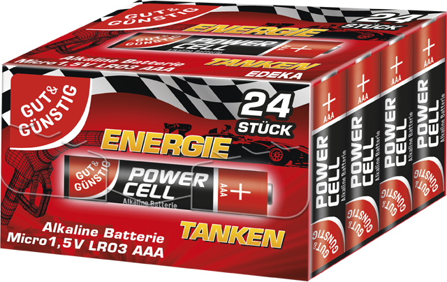 Gut & Günstig Alkaline-Batterien