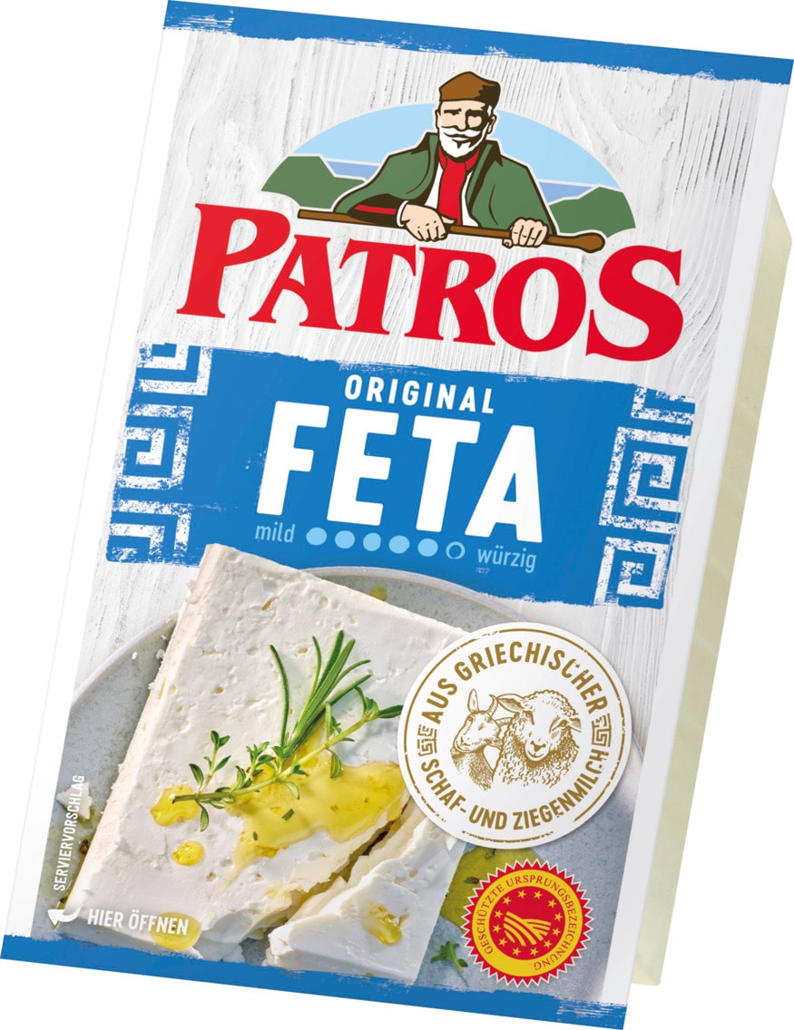 Patros Feta oder Ziegen Käse