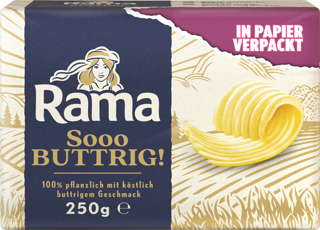 Rama Sooo buttrig oder Rama mit Butter extra streichzart
