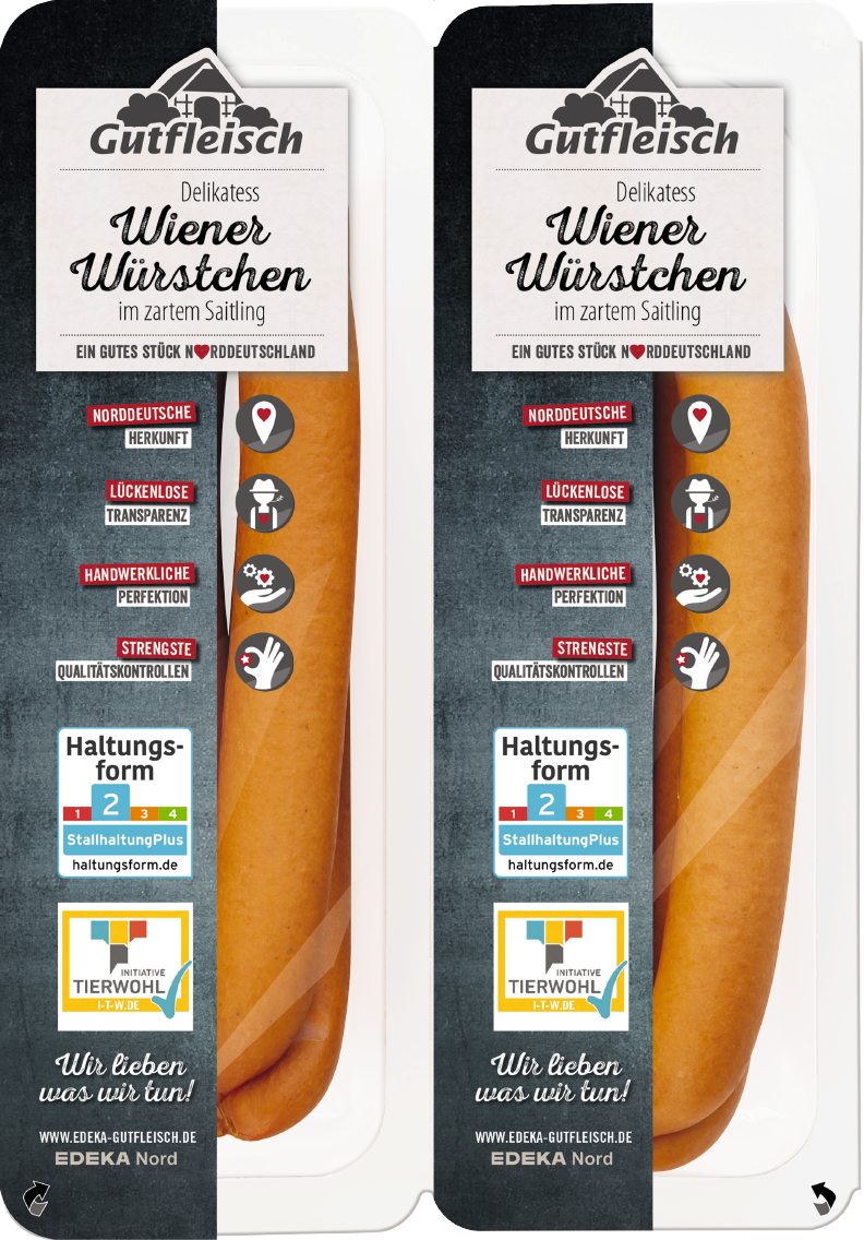 Gutfleisch Delikatess Wiener Würstchen